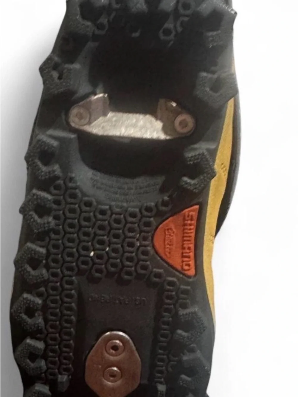 Shimano Yellow and Gray Men's Clicker Boots